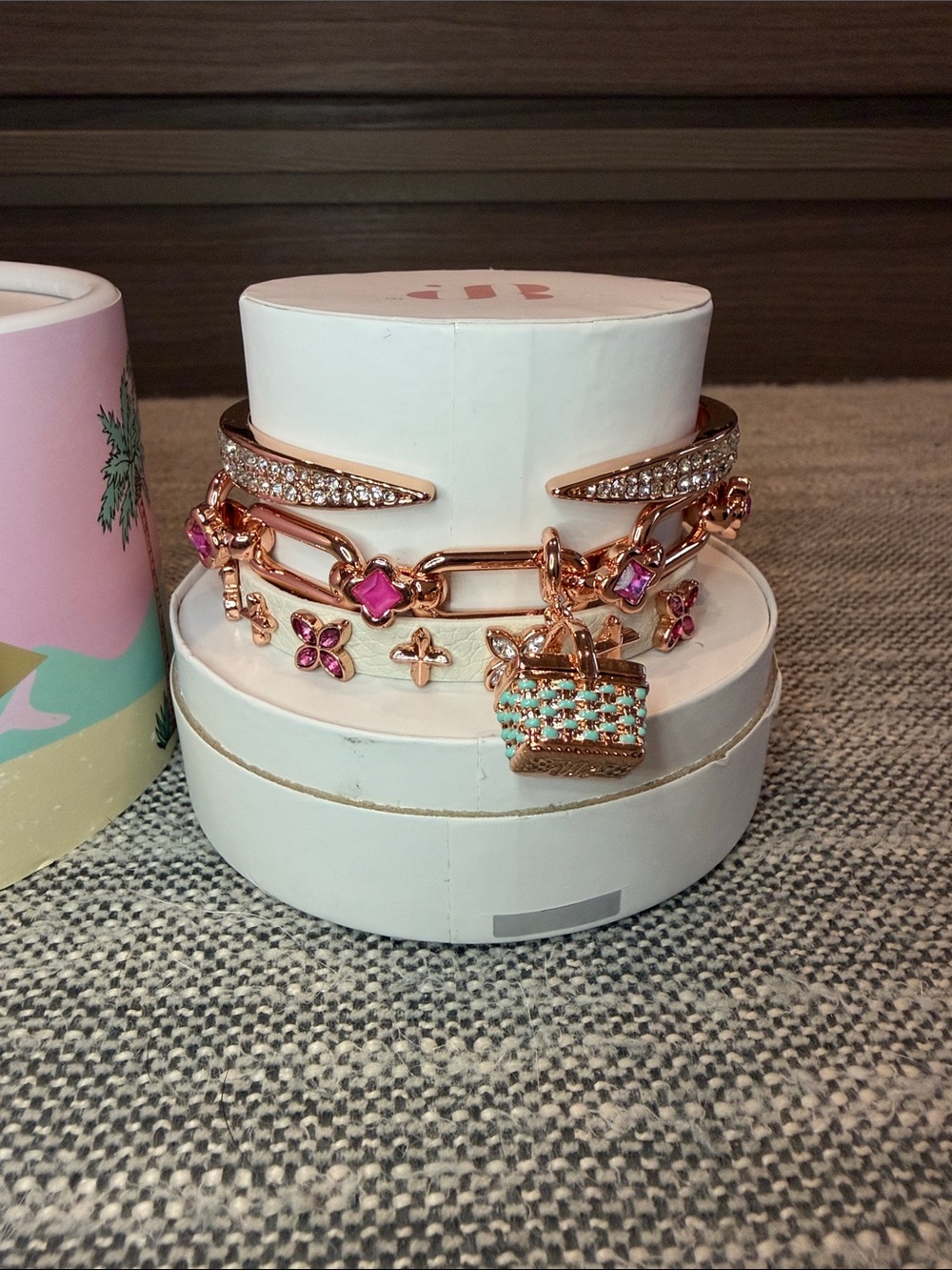Summer Stacks 2026 Rose Gold Charm Bracelet Set - Picture 2 of 3